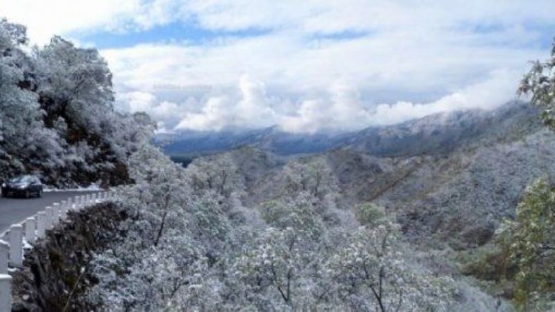 Nieve en los Valles Calchaquíes y Fiambalá