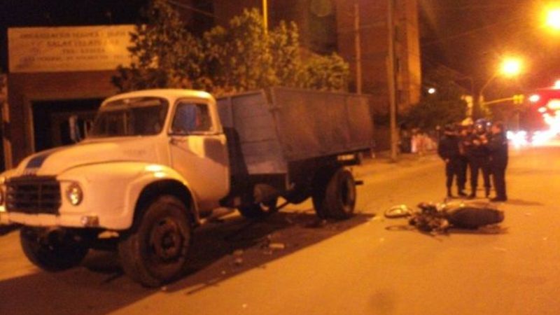 Accidente fatal en Avenida Belgrano