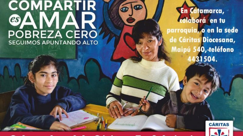 Este fin de semana se realiza la Colecta Anual de Cáritas