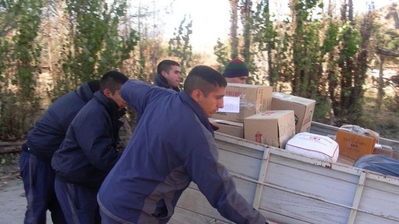 Viaje solidario de alumnos de la Escuela de Cadetes