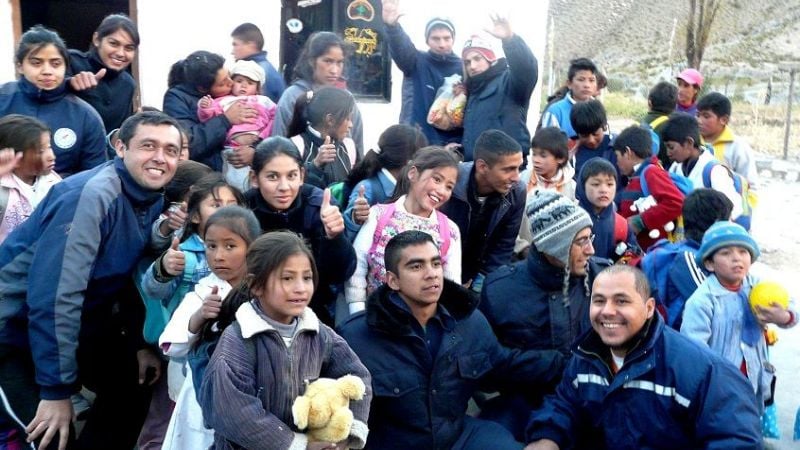 Viaje solidario de alumnos de la Escuela de Cadetes