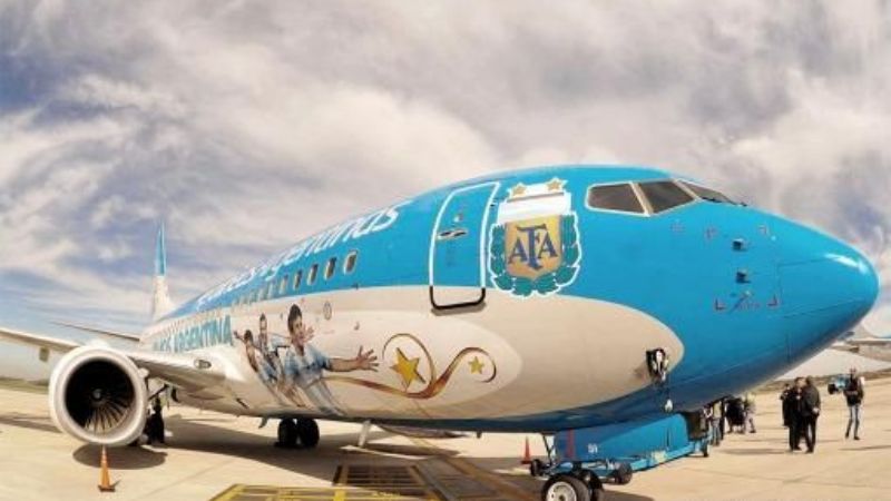 La Selección ya tiene su avión oficial para viajar a Brasil