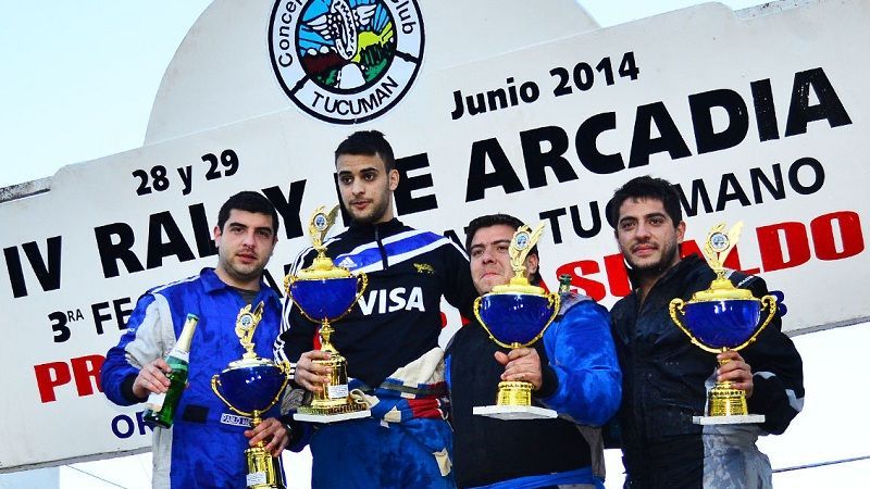 Marcos Saadi fue 2do. de la A6 en el Rally Tucumano