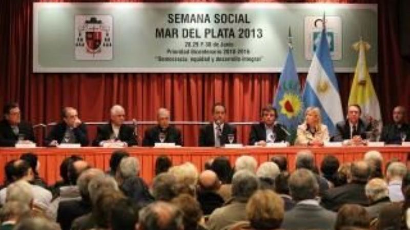 Luis Barrionuevo en la Semana Social de la Iglesia Católica