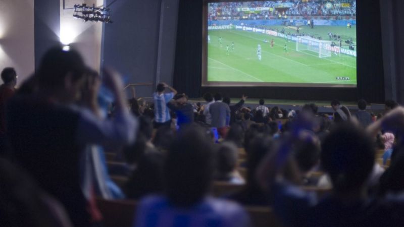 El partido Argentina-Suiza, en el cine