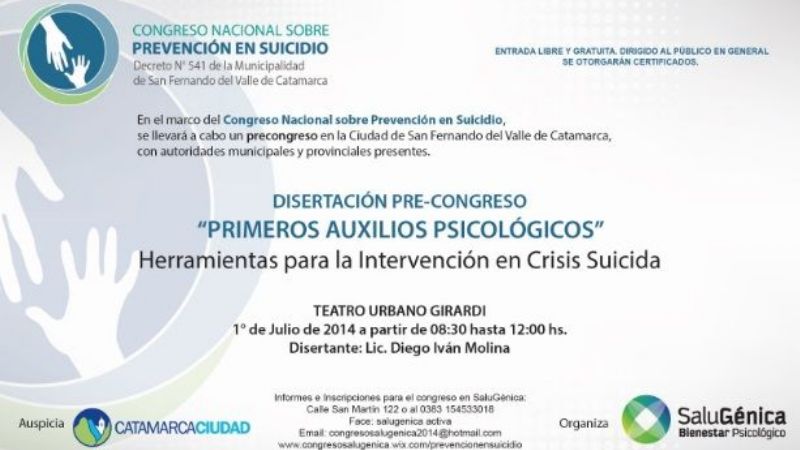 Pre-congreso “Primeros Auxilios Psicológicos”