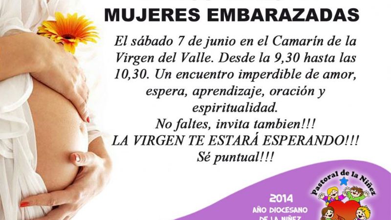 Encuentro de embarazadas en el Camarín de la Virgen