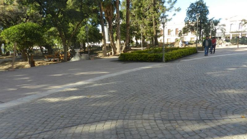 La Plaza 25 de Mayo tiene un avance del 65%