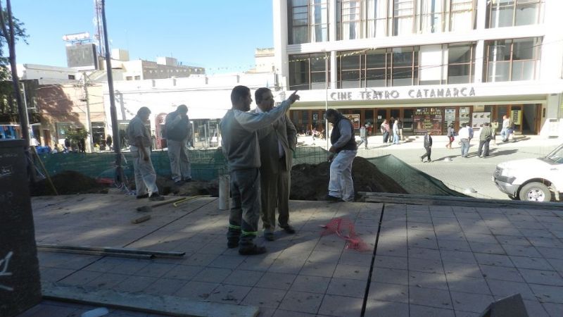 La Plaza 25 de Mayo tiene un avance del 65%