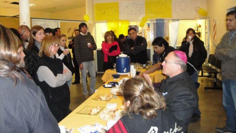 El Obispo, en visita pastoral al Predio Ferial