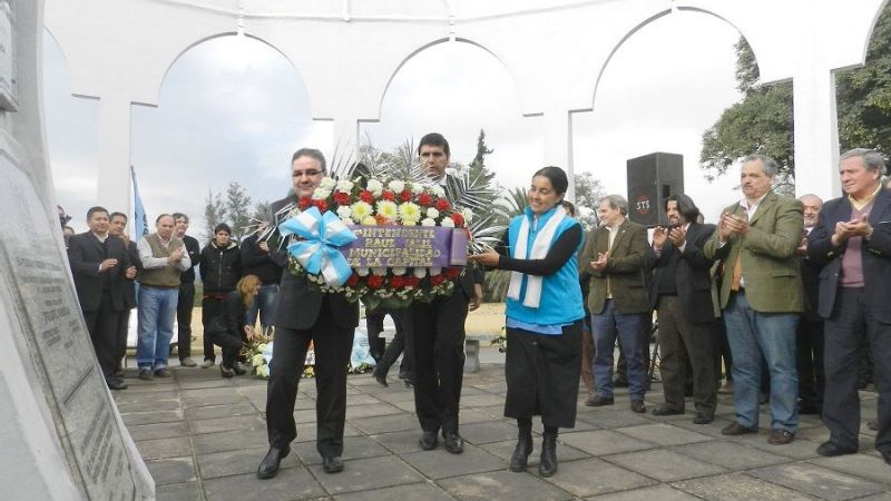Jalil participó del acto aniversario por el fallecimiento de Felipe Varela