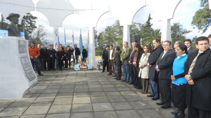 Jalil participó del acto aniversario por el fallecimiento de Felipe Varela