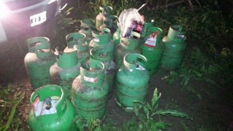 Recuperan 17 garrafas robadas