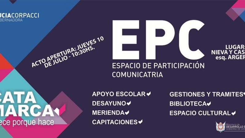 Inauguran Espacio de Participación Comunitaria