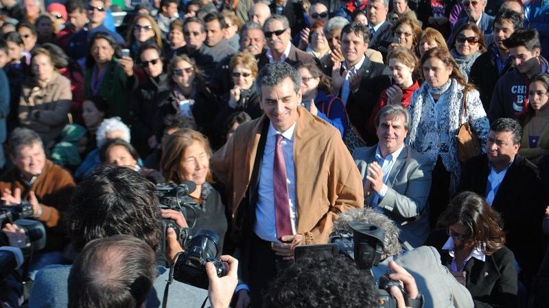 Junto a Randazzo, Lucía inauguró la Exposición del Poncho