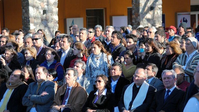 Junto a Randazzo, Lucía inauguró la Exposición del Poncho