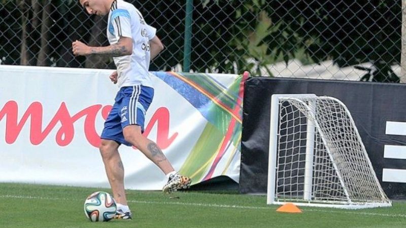 Optimismo: Di María probó a fondo y respondió bien