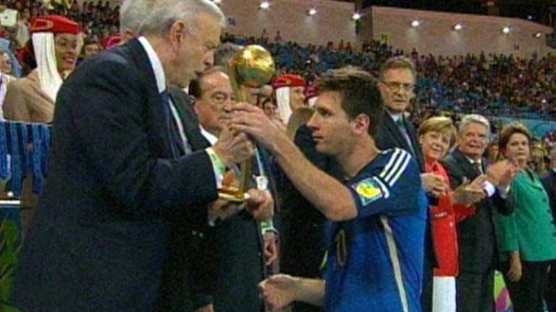 Lionel Messi fue nombrado el mejor de la Copa del Mundo