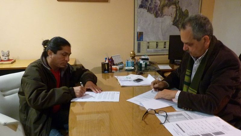 Firman convenio para un “Centro de Promoción de Derechos” en Saujil