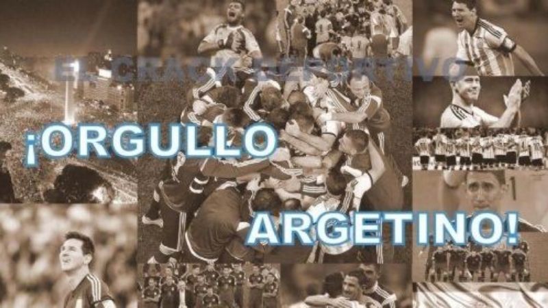 Afiches de apoyo a la Selección Argentina en el Mundial
