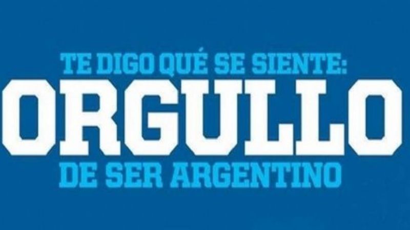 Afiches de apoyo a la Selección Argentina en el Mundial