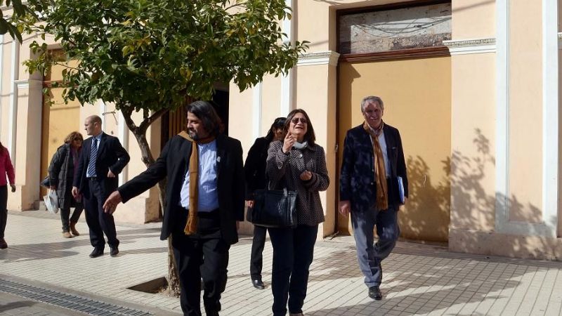 Lucía visitó la casa de Octaviano Navarro