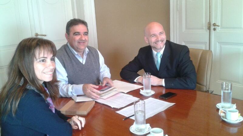 Jalil recibió a residentes catamarqueños en Punta Alta