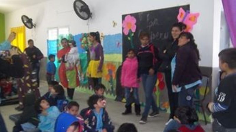 Taller de lectura para chicos de Se.Pa.Ve San Jorge