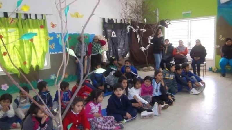 Taller de lectura para chicos de Se.Pa.Ve San Jorge