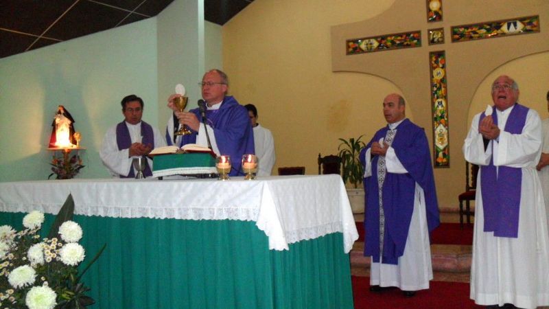 La comunidad de Santa Rosa de Lima recordó al Padre Sonzini