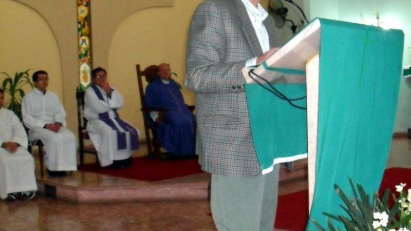 La comunidad de Santa Rosa de Lima recordó al Padre Sonzini