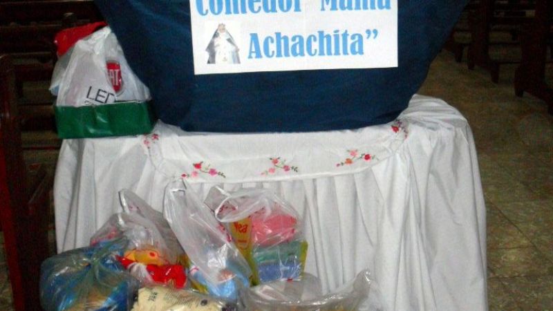 La comunidad de Santa Rosa de Lima recordó al Padre Sonzini