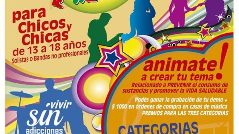 Armá tu canción sobre prevención de adicciones