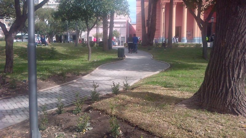 Nuevos accesos a la Plaza 25 de Mayo