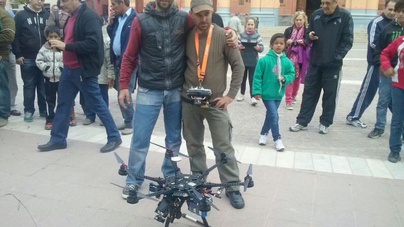 Un drone filma la ciudad