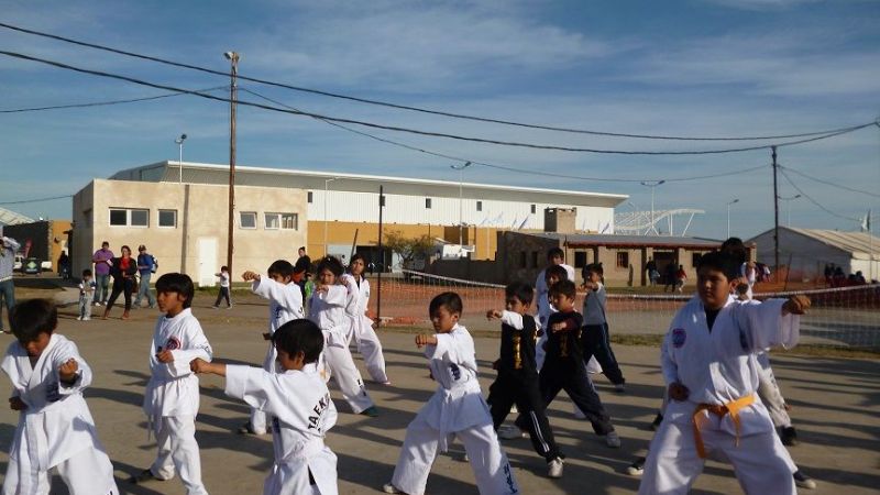 El Taekwondo se mostró en el Poncho