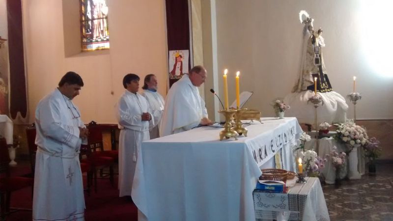Misa y procesión en honor a la Virgen del Carmen