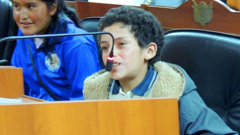 Niños de seis escuelas del interior de Belén simularon sesión en el Senado