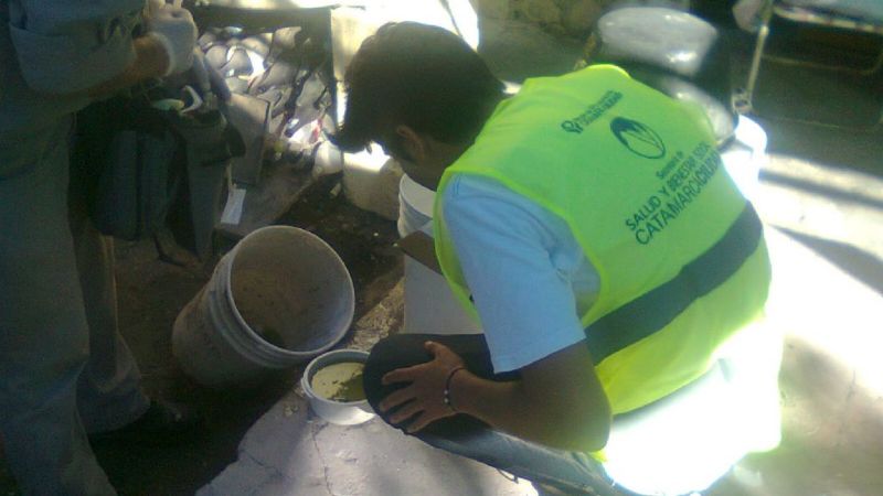 Descacharrado y control focal contra el dengue