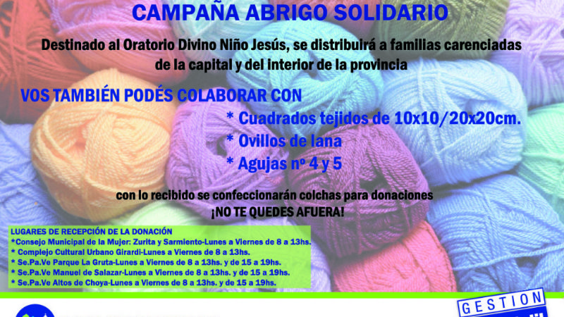 Campaña municipal "Abrigo solidario”