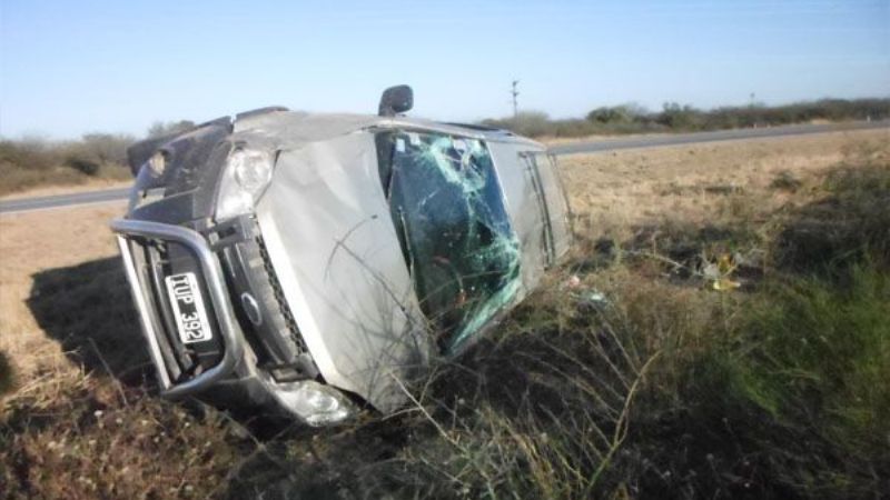 Volcó empresario de Recreo