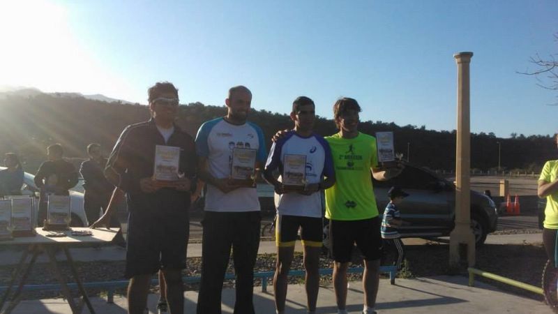 Walter Cabrera y Verónica Leiva ganaron en el Duatlón Solidario