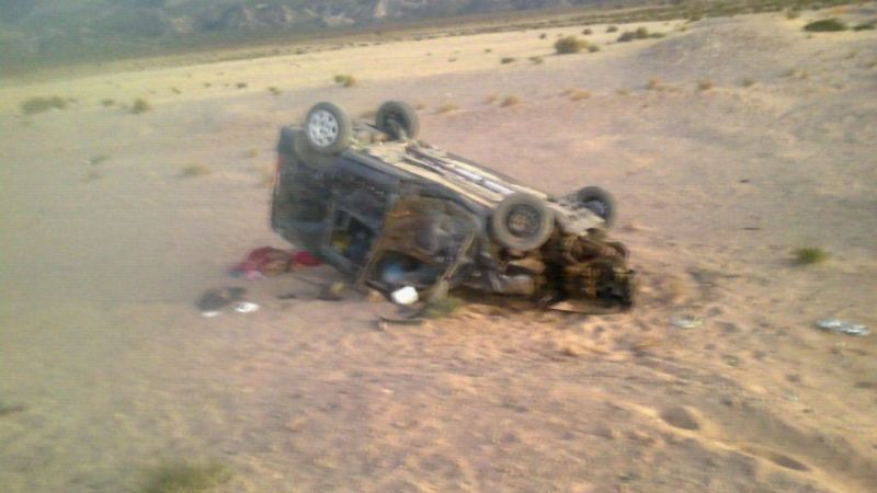 Seis personas se salvaron de milagro en el campo del Arenal