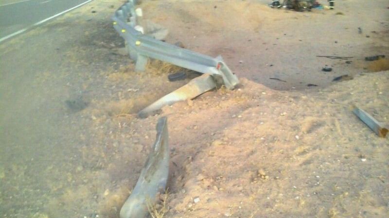 Seis personas se salvaron de milagro en el campo del Arenal