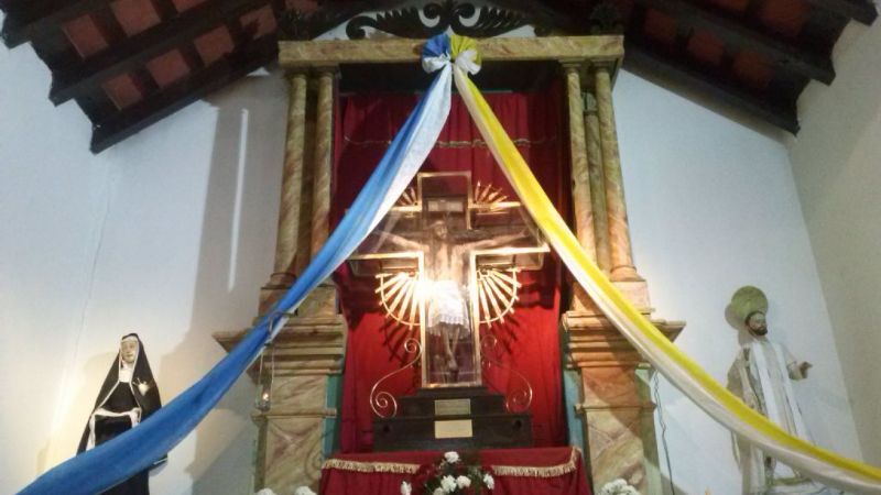 Robaron en el santuario del Señor de Los Milagros en La Tercena