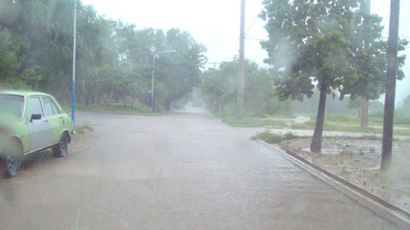 Día lluvioso y frío en Andalgalá