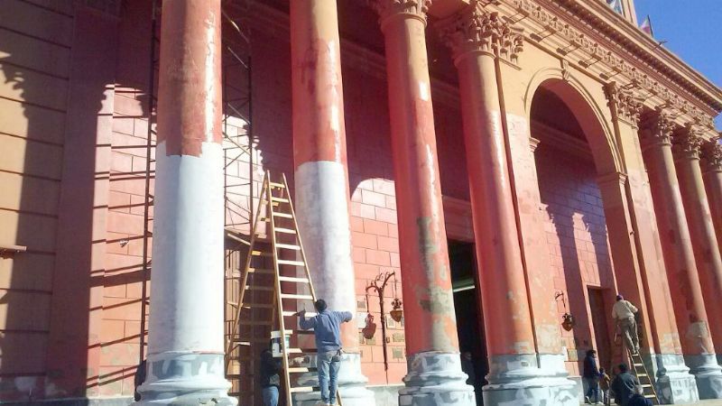 Trabajan para recuperar fachada de la Catedral