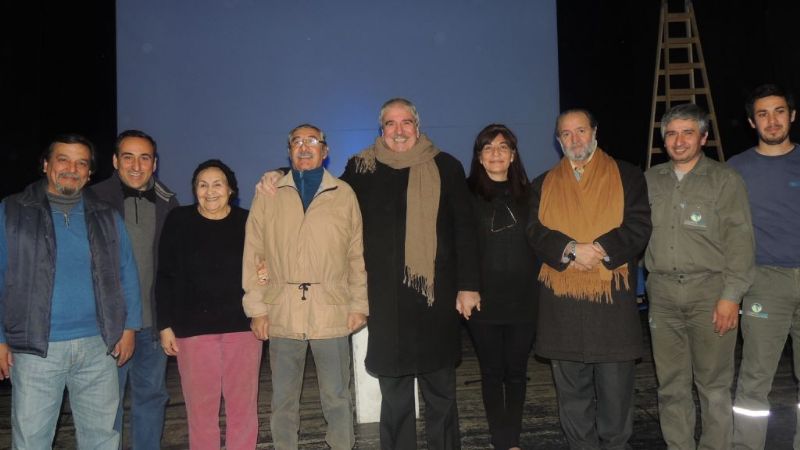 Radio teatro en homenaje a Evita en el Girardi