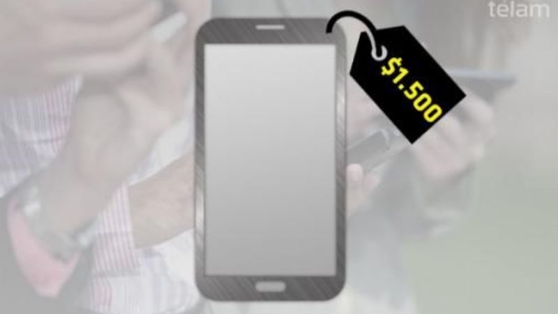 El valor promedio de los teléfonos comprados en Argentina es de $1500