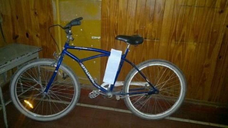 Detenido por robar una bicicleta